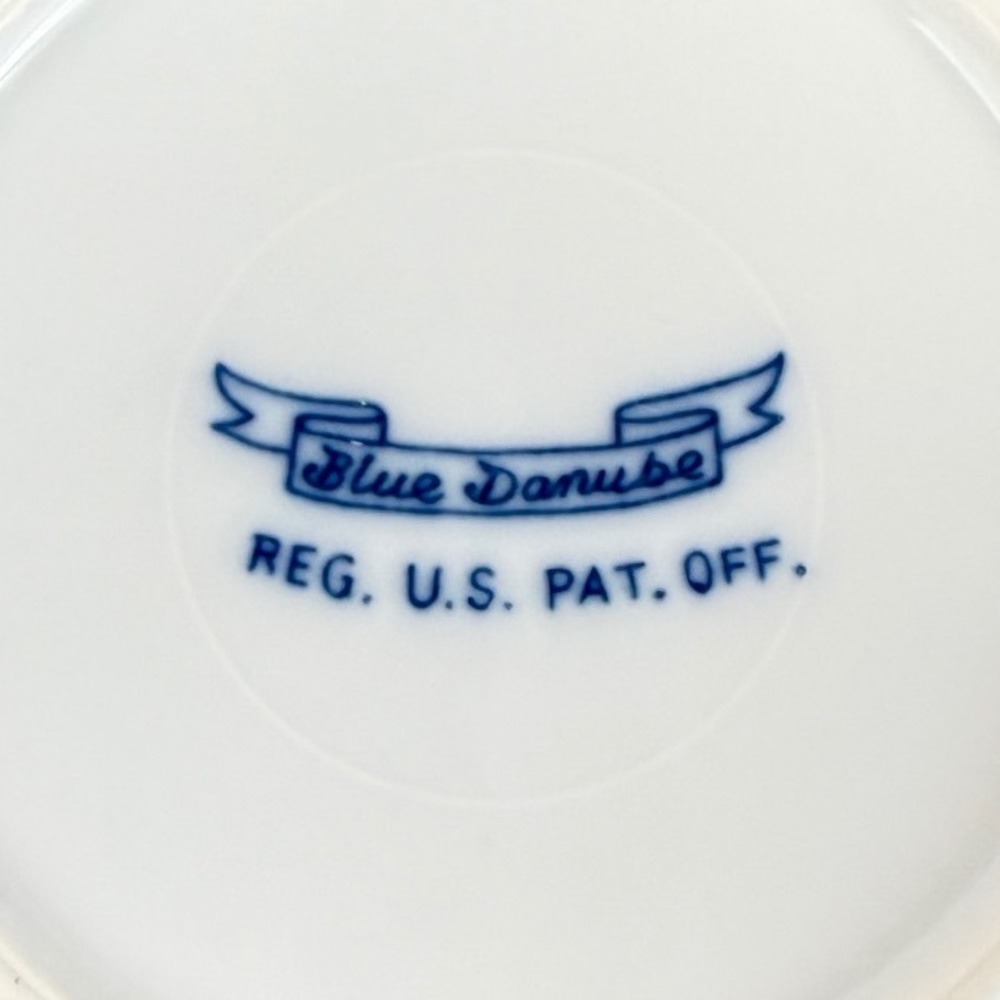 Blue Danube Cobalt Onion Pattern Berry Bowl 5 1/4" Banner Stamp Pre-1976 EUC - Picture 6 of 6